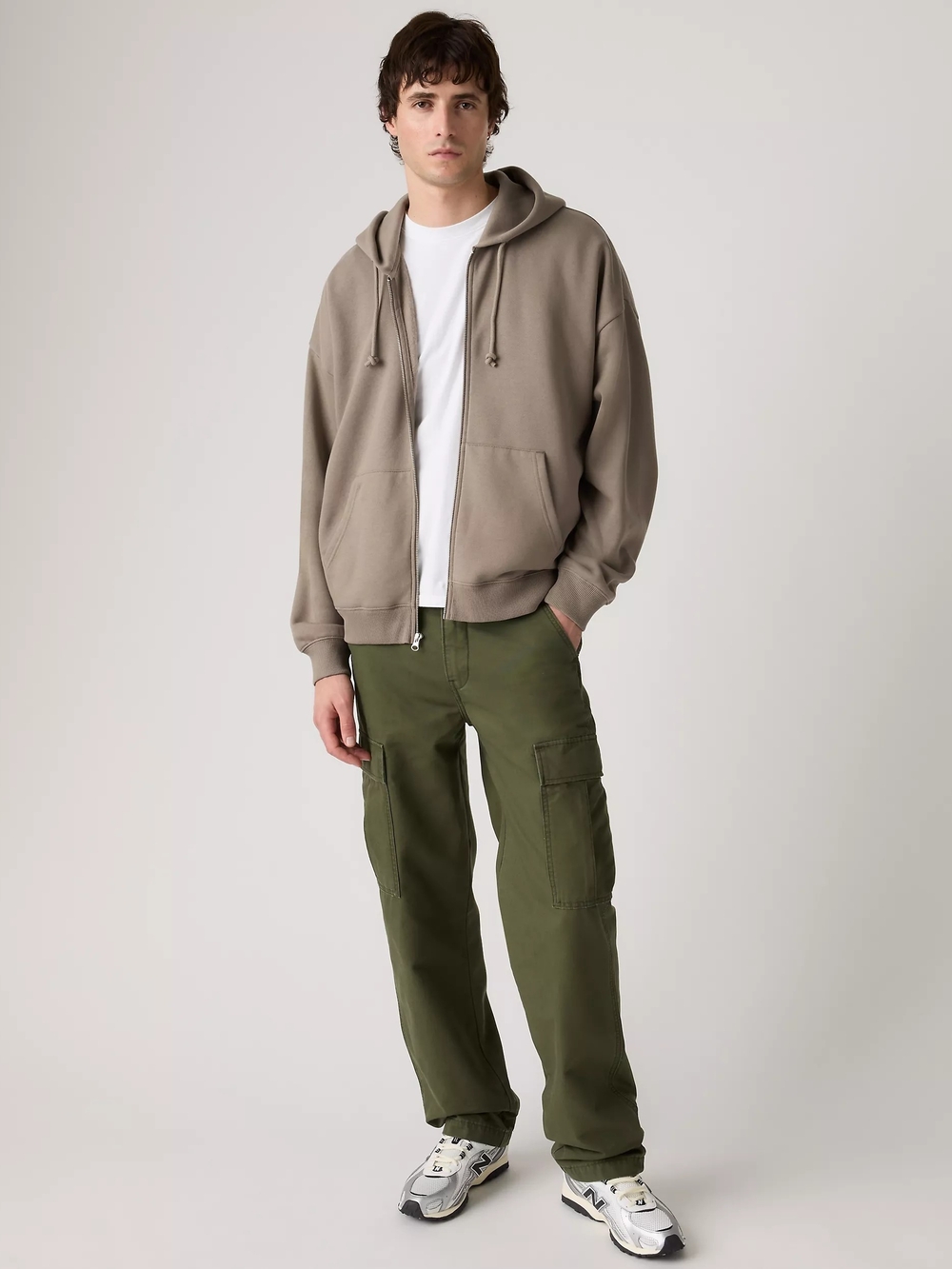 Levi's Ace Cargo Pants Olive Green 36 x 32 - Picture 5 of 16